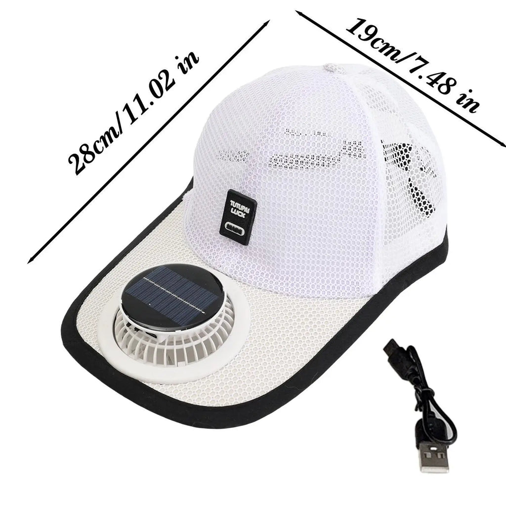 Pack AirCap Gorra con Ventilador + Batería Portátil, El Pack Definitivo