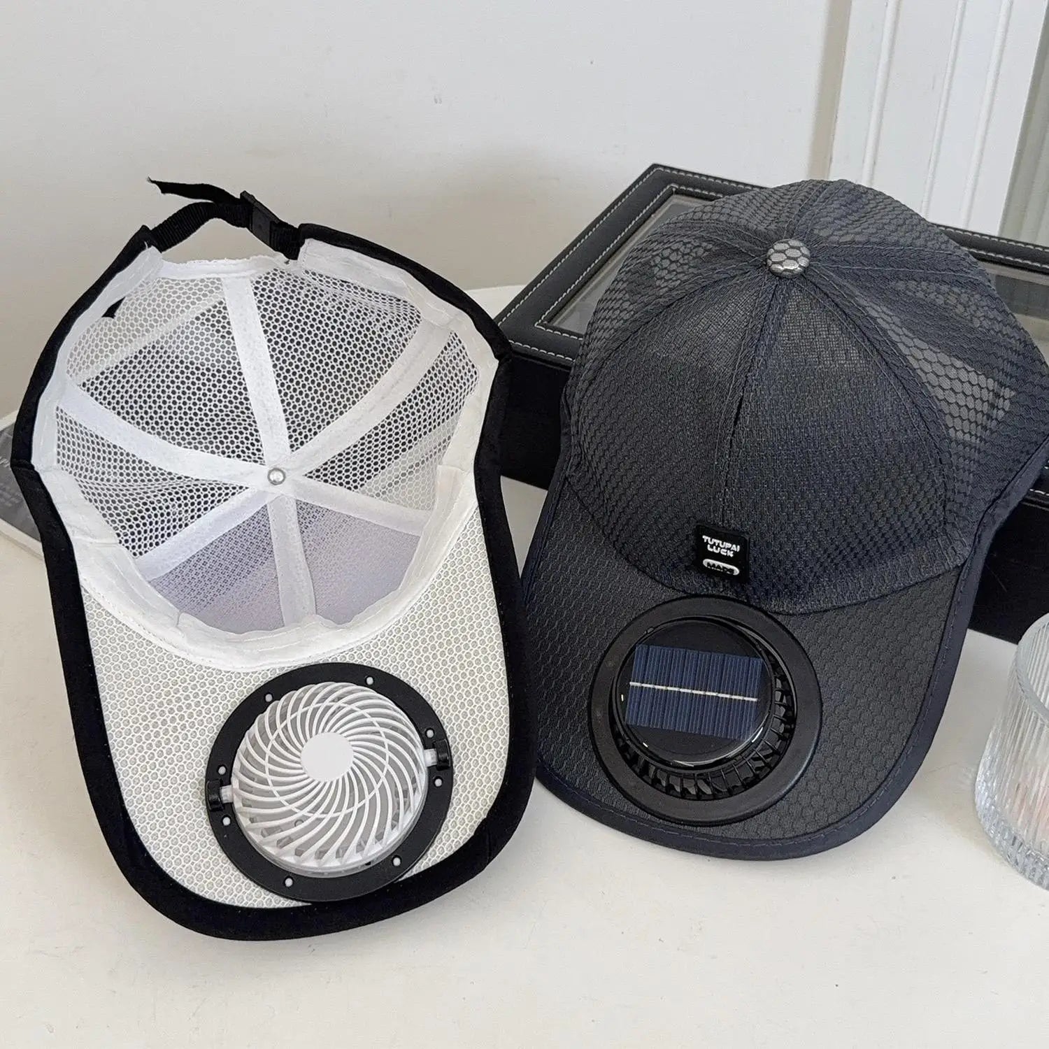 Pack AirCap Gorra con Ventilador + Batería Portátil, El Pack Definitivo