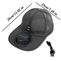 AirCap Gorra con Ventilador para combatir el calor.