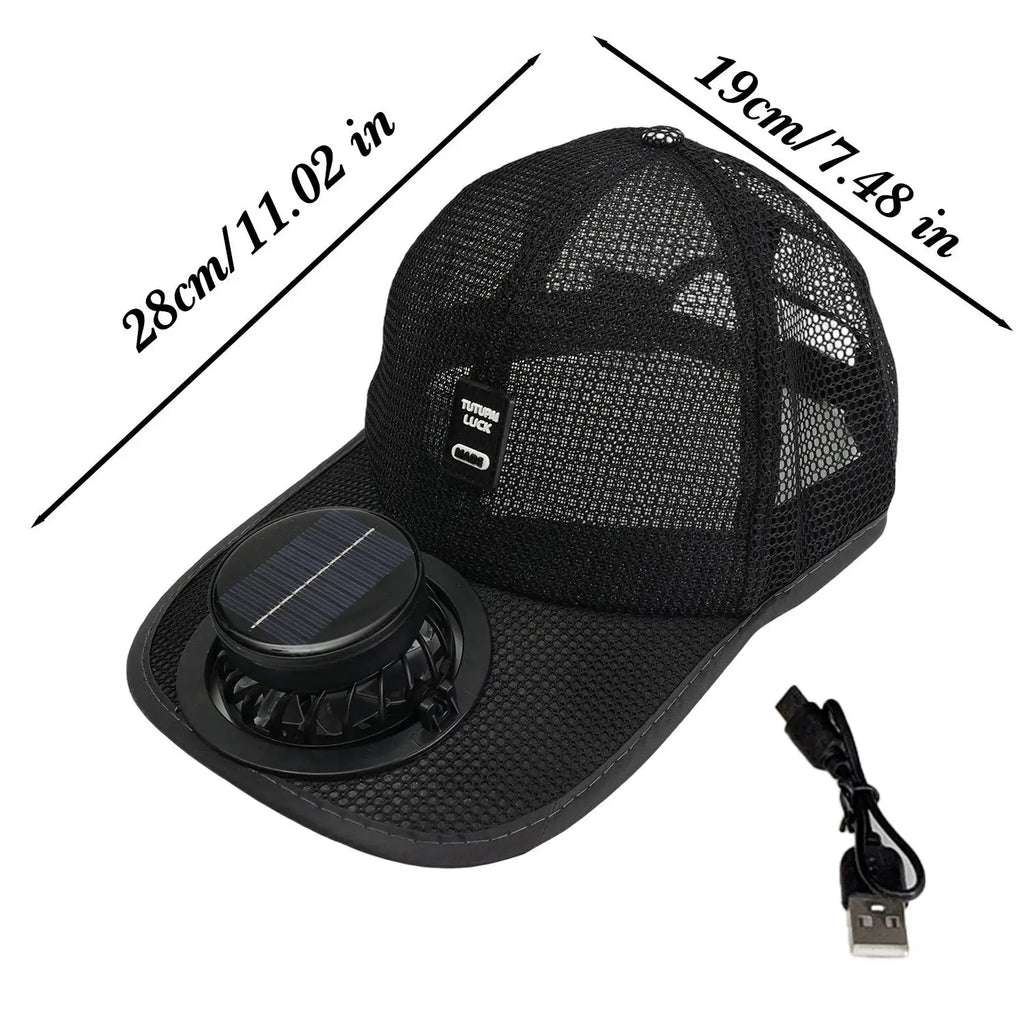 Pack AirCap Gorra con Ventilador + Batería Portátil, El Pack Definitivo